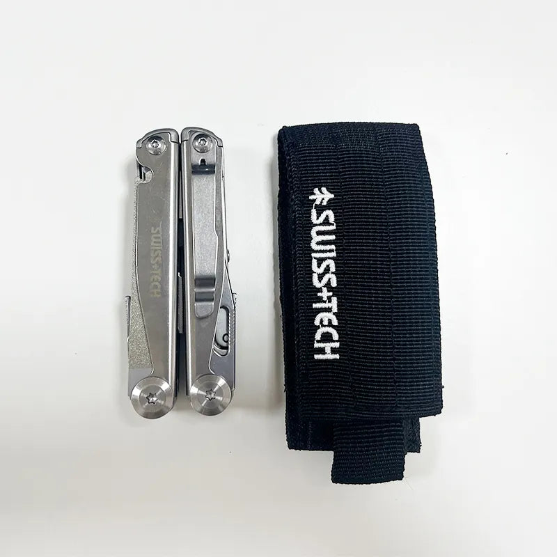 SWISS+TECH™ Multiherramienta 18 en 1 (Replica Leatherman Surge Wave con bloqueo de seguridad)