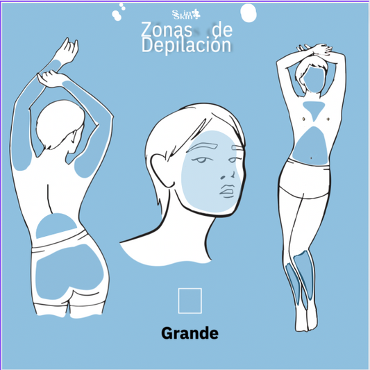 DEPILACION LASER ICE TRIPLE SOPRANO AREA GRANDE (1 SESION EN SUCURSAL LOS ANDES)